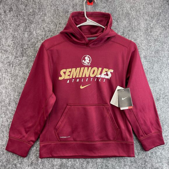 Nike Florida State Seminoles Stadium Athletic Youth Big Logo Pullover Hoodie M